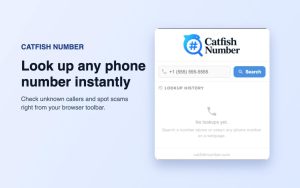 CatfishNumber Chrome Extension