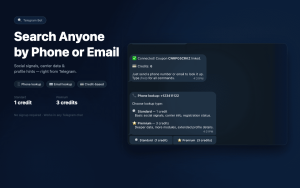 Social Media Accounts by Phone Number Telegram Bot