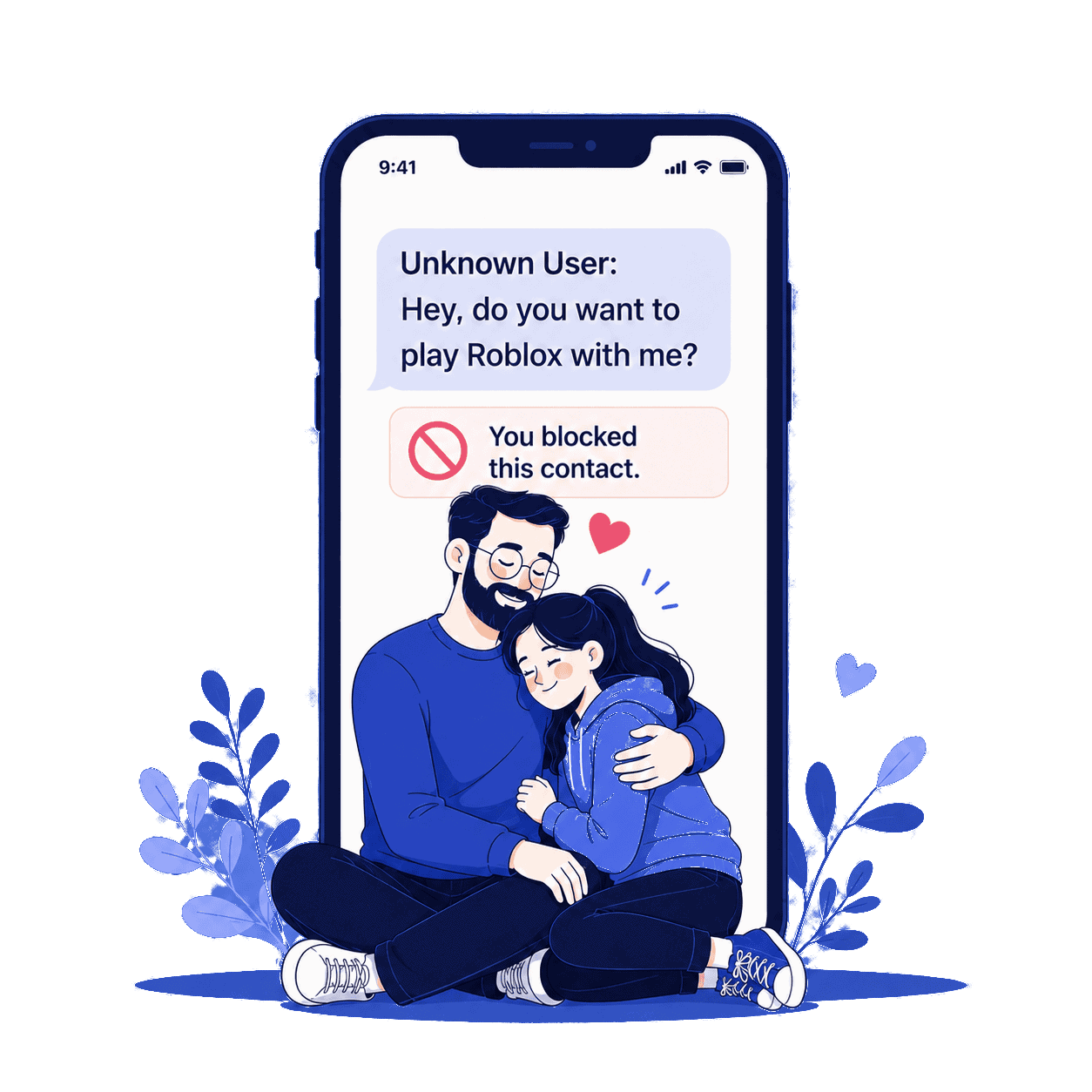 Parents Reviewing Their Children’s Contacts